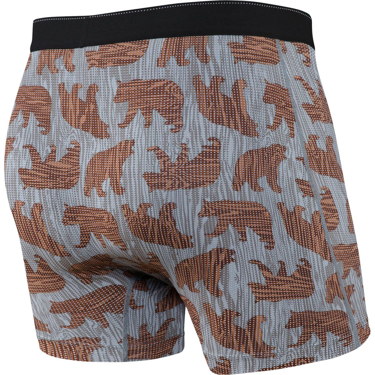Saxx Quest Boxer Briefs - Grey Grizzly Grain