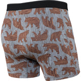 Saxx Quest Boxer Briefs - Grey Grizzly Grain