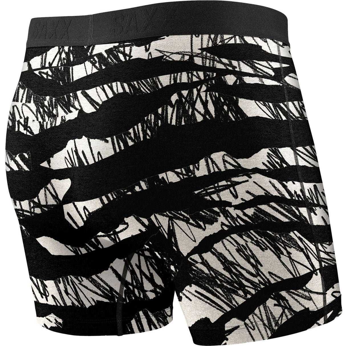 Saxx Vibe Boxer Briefs - Black Shred