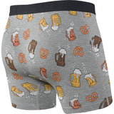 Saxx Vibe Boxer Briefs - Grey Beer Cheers
