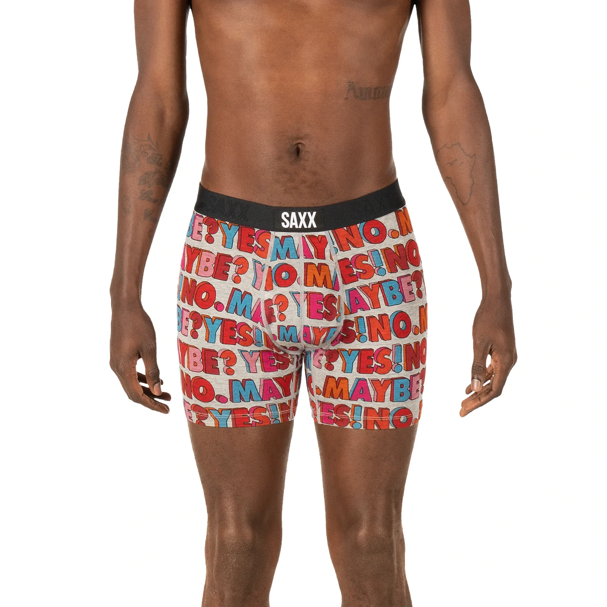 Saxx Vibe Boxer Briefs - Yes No Maybe