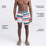 Saxx Oh Buoy Swimming Shorts - Cutback Stripe