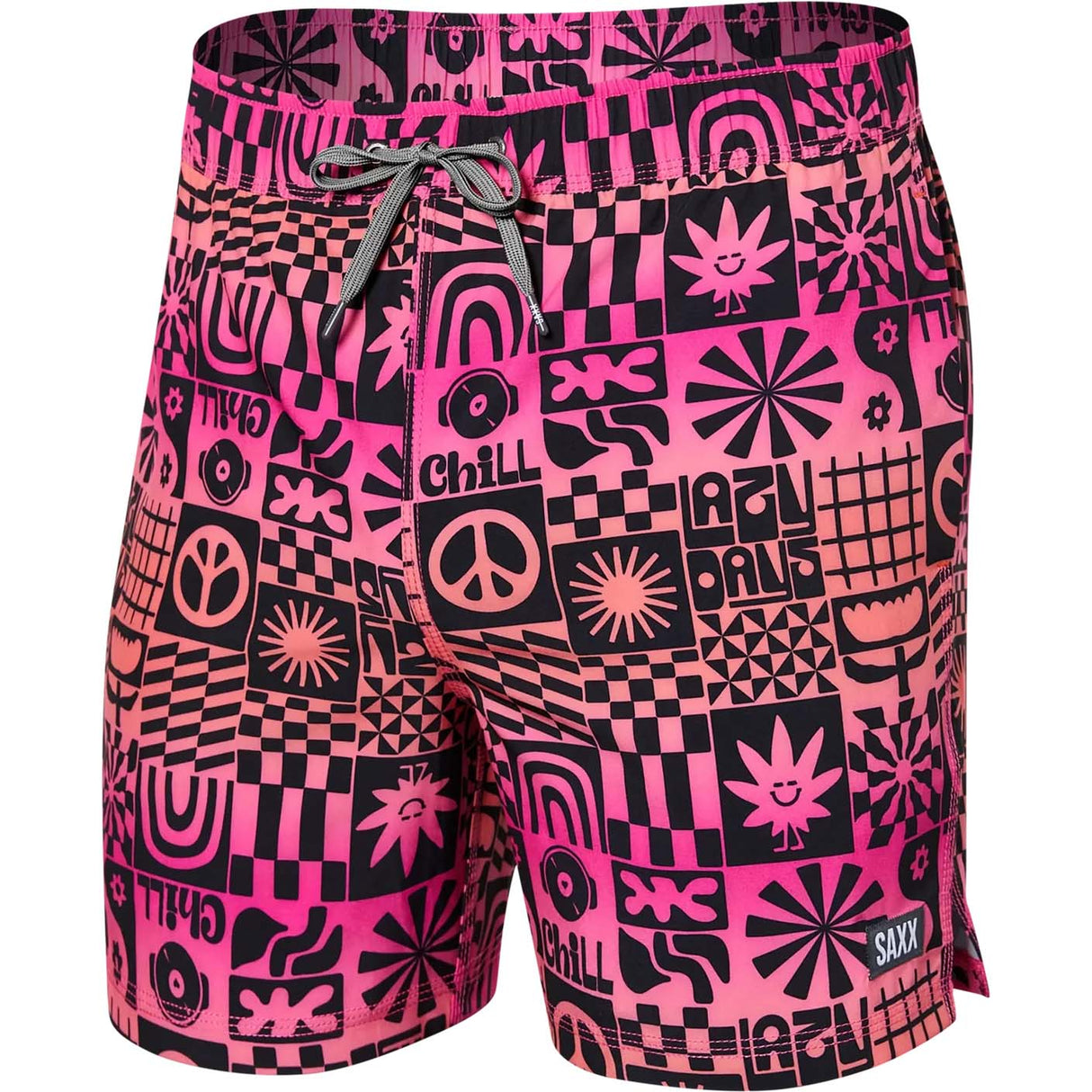 Saxx Oh Buoy Swimming Shorts - Lazy Days
