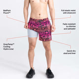 Saxx Oh Buoy Swimming Shorts - Lazy Days