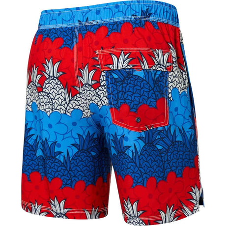 Saxx Oh Buoy Swimming Shorts - Pineapple Strata