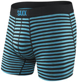 Saxx Vibe Boxer Briefs - Black Space Hiker Stripe