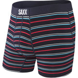Saxx Vibe Boxer Briefs - DK Ink Coast Stripe