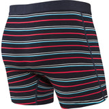 Saxx Vibe Boxer Briefs - DK Ink Coast Stripe