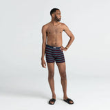 Saxx Vibe Boxer Briefs - DK Ink Coast Stripe