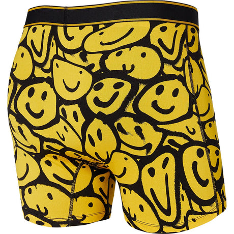 Saxx Daytripper Boxer Briefs - Yellow Smile Melt