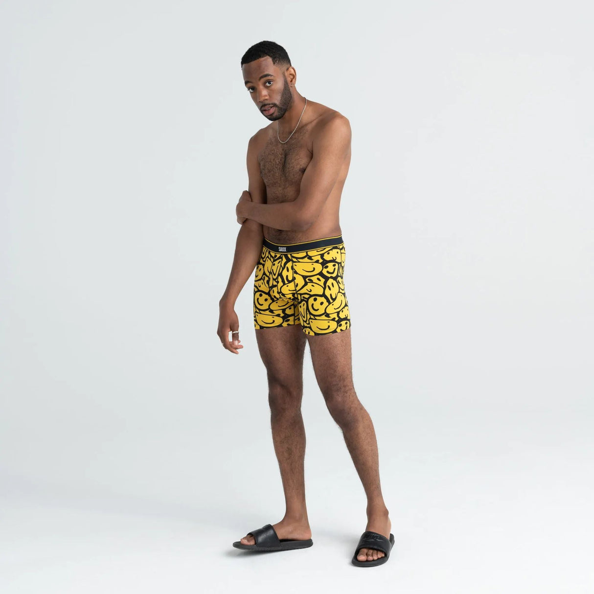 Saxx Daytripper Boxer Briefs - Yellow Smile Melt