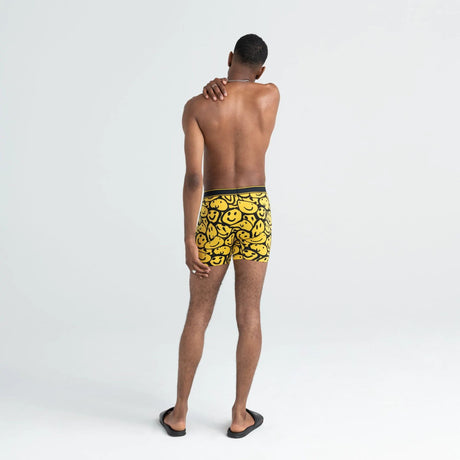 Saxx Daytripper Boxer Briefs - Yellow Smile Melt