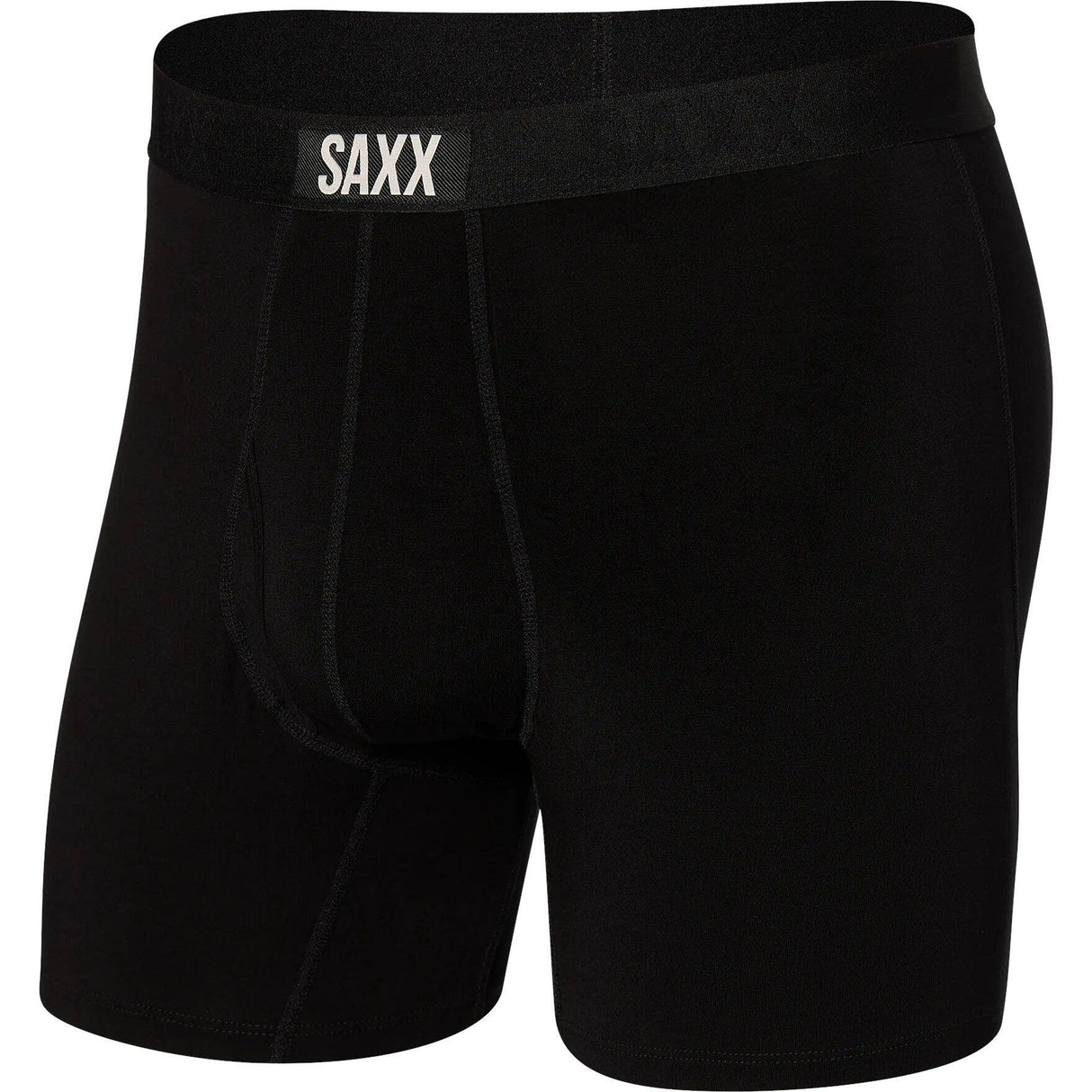 Saxx Ultra Boxer Briefs - 2-Pack - Black/Black