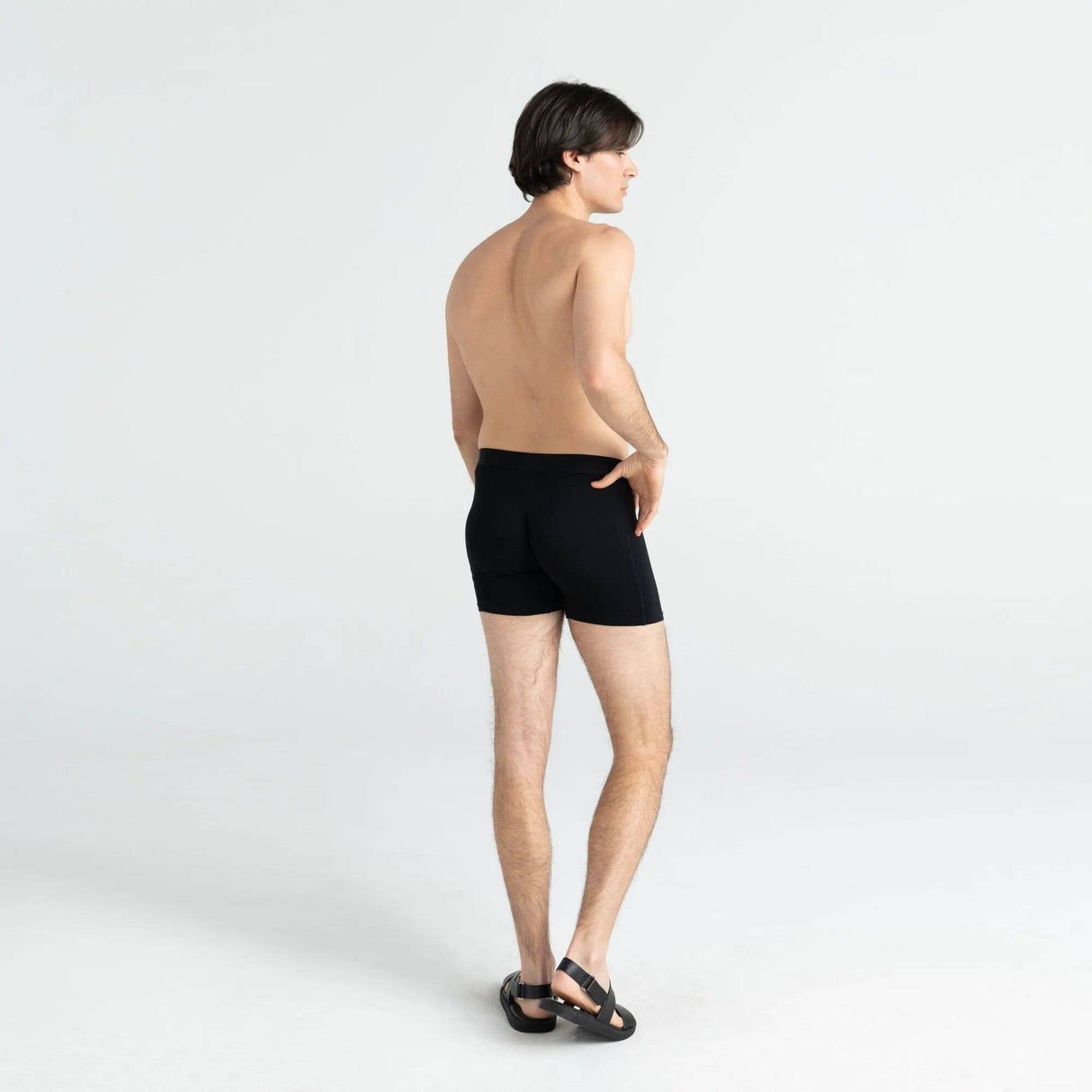 Saxx Ultra Boxer Briefs - 2-Pack - Black/Black