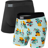 Saxx Vibe Boxer Briefs - 2-Pack - Holidaze/Black