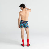 Saxx Vibe Boxer Briefs - Blue Pop Jungle