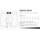 Saxx Vibe Boxer Briefs - Blue Pop Jungle