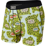 Saxx Vibe Boxer Briefs - Green Happy Camper