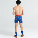 Saxx Vibe Boxer Briefs - Peak Blue Party Gnomes