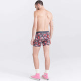 Saxx Droptemp Cool Cotton Boxer Brief - No Tell Motel Graphite
