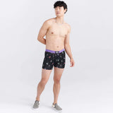 Saxx Vibe Super Soft Boxer Brief - Dancing Skellies Black