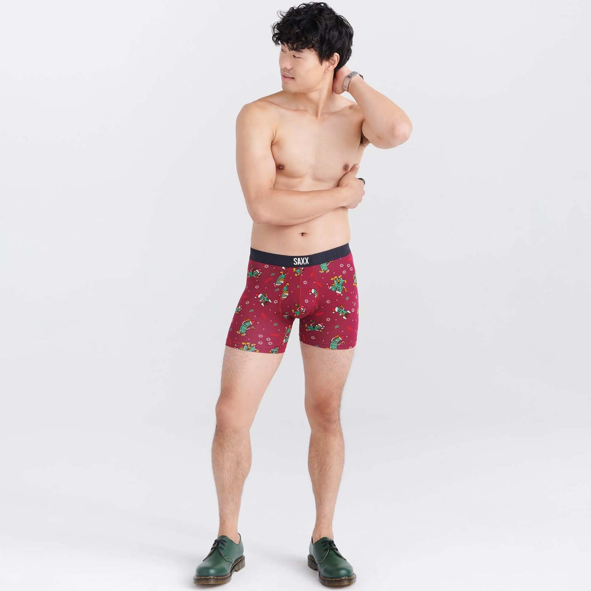 Saxx Vibe Super Soft Boxer Brief - Pickled Merlot