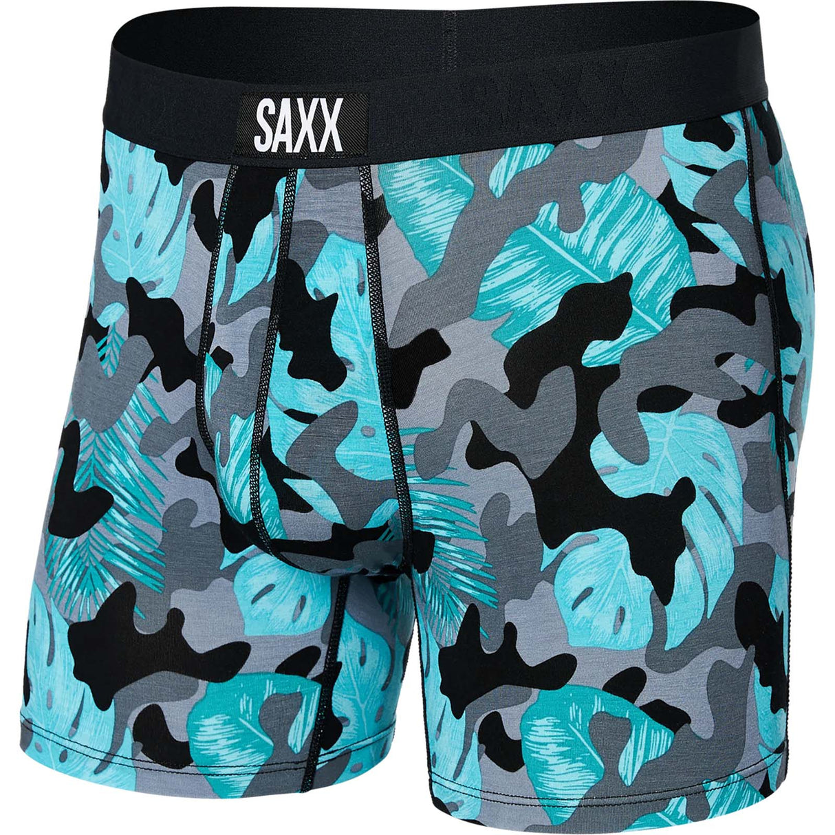 Saxx Vibe Boxer Brief - Island Camo Black