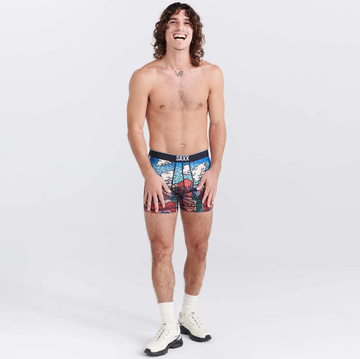 Saxx Volt Breathable Mesh Boxer Brief - Encanto Mesa Multi