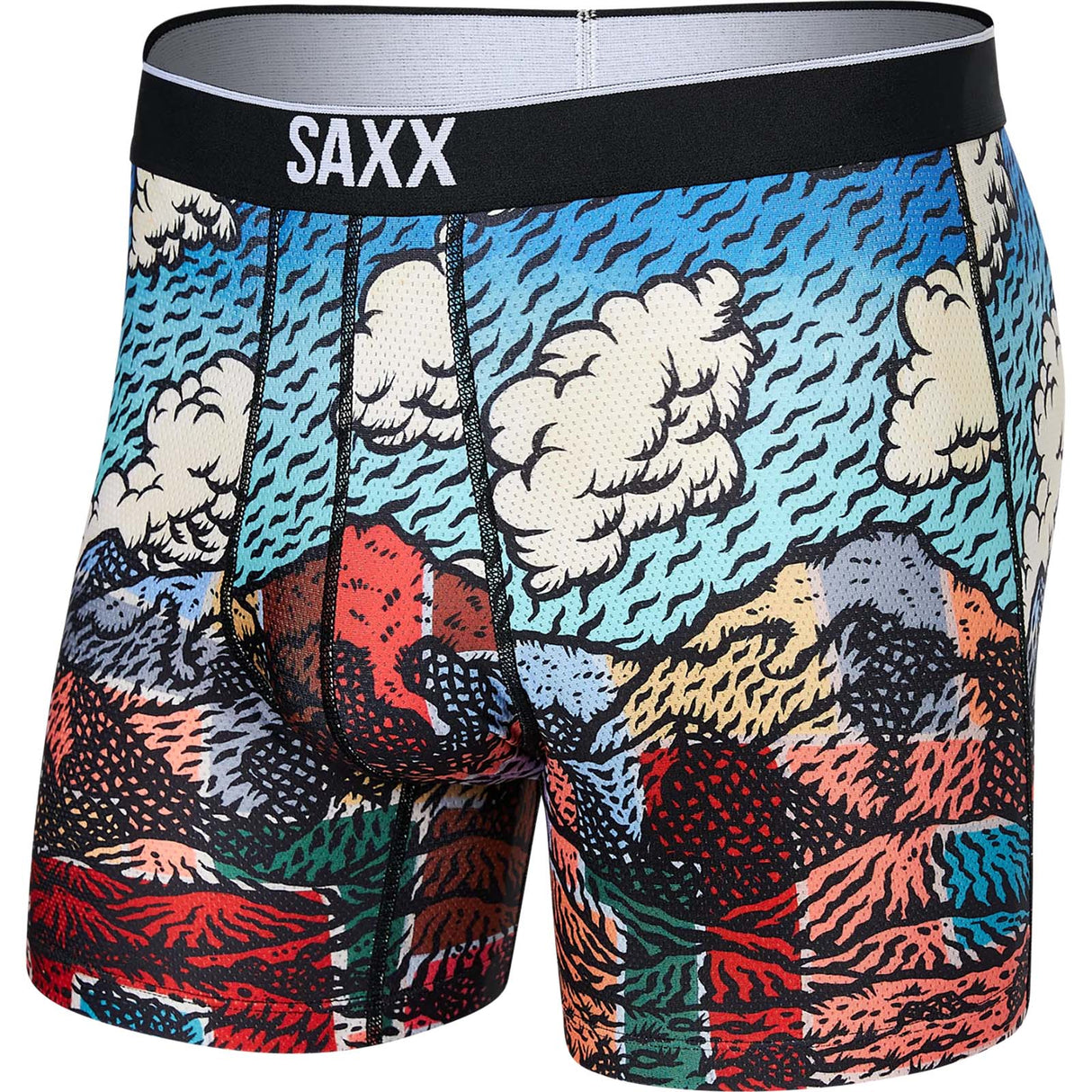 Saxx Volt Breathable Mesh Boxer Brief - Encanto Mesa Multi