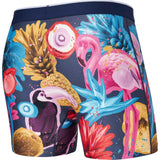 Saxx Volt Breathable Mesh Boxer Brief - Tropical Punch Blue