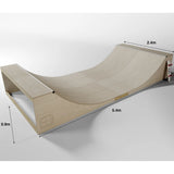 SB Skate Ramps Classic Half Pipe Ramp - 18'