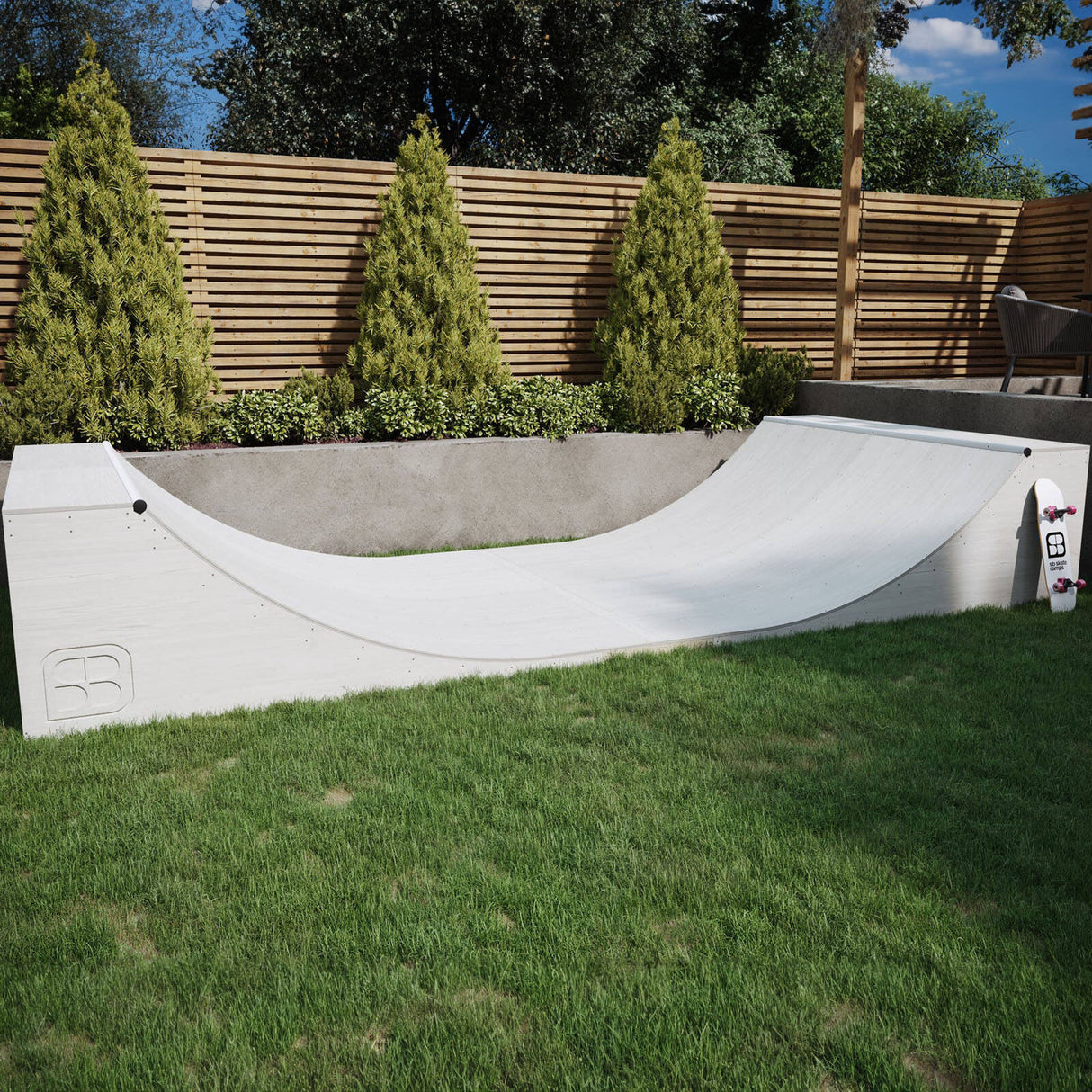 SB Skate Ramps Classic Half Pipe Ramp - 20'
