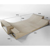 SB Skate Ramps Classic Max Half Pipe Ramp - 22'