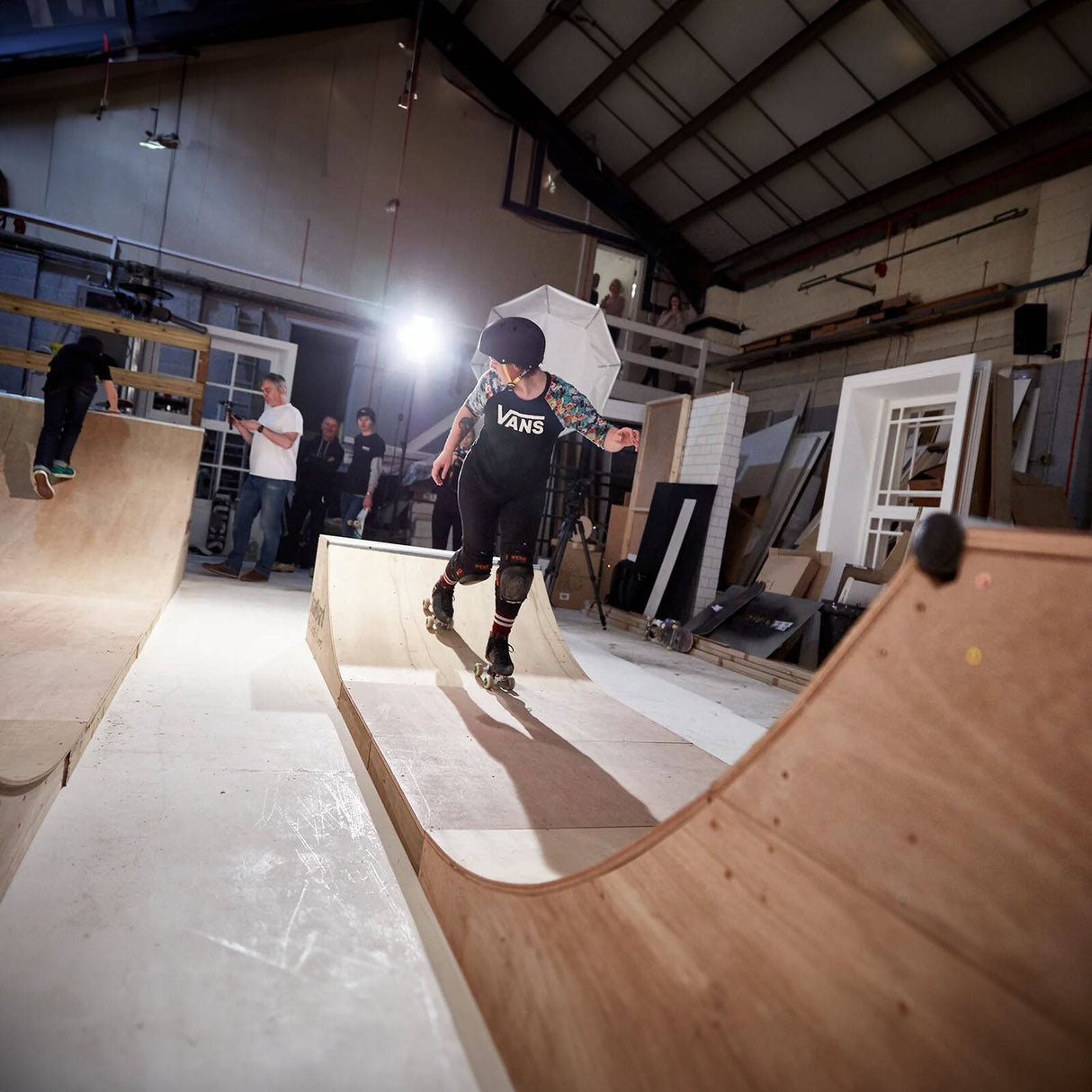 SB Skate Ramps Mini Half Pipe Ramp - 3' x 6'