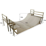 SB Skate Ramps Premier Max Half Pipe Ramp - Large