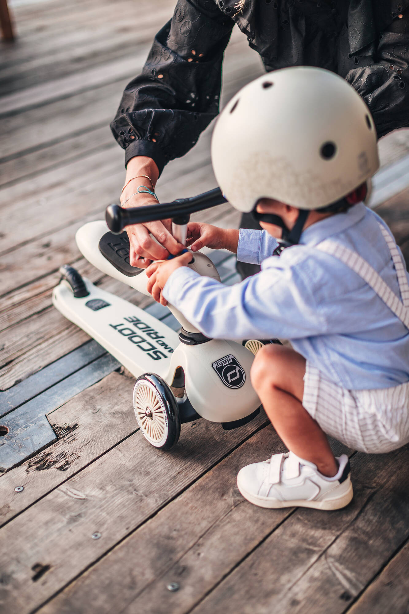 Scoot and Ride Highway Kick 1 Kids Scooter - Ash