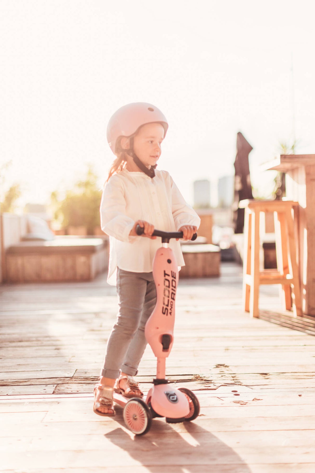 Scoot and Ride Highway Kick 1 Kids Scooter - Rose