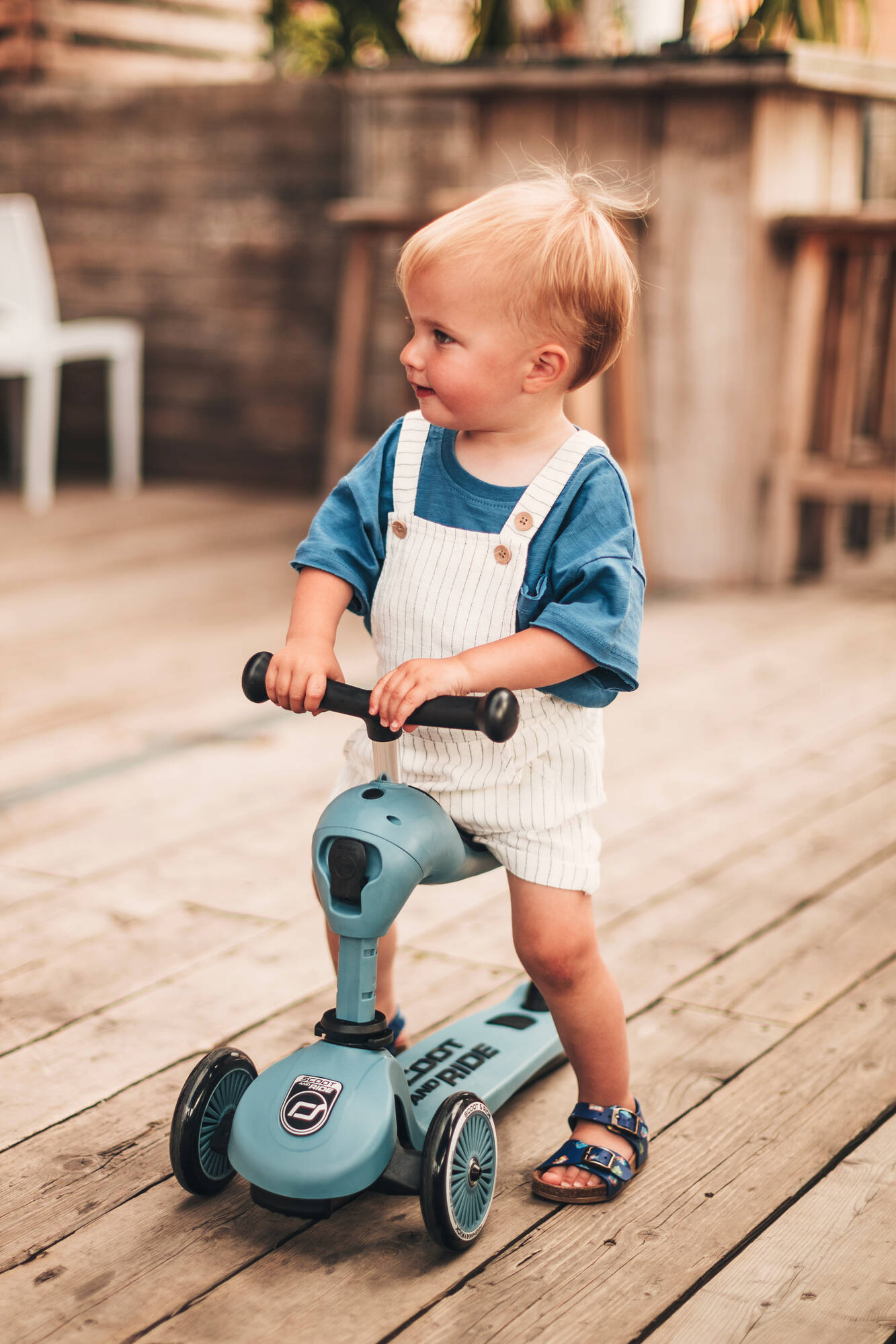 Scoot and Ride Highway Kick 1 Kids Scooter - Steel