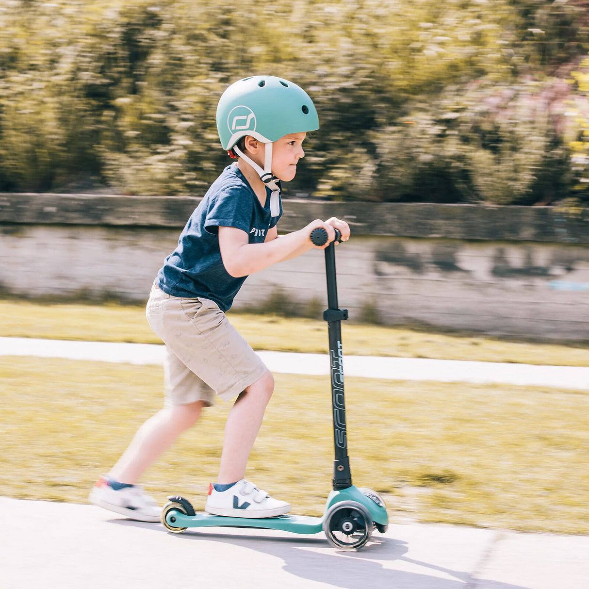 Scoot and Ride Helmet - Forest