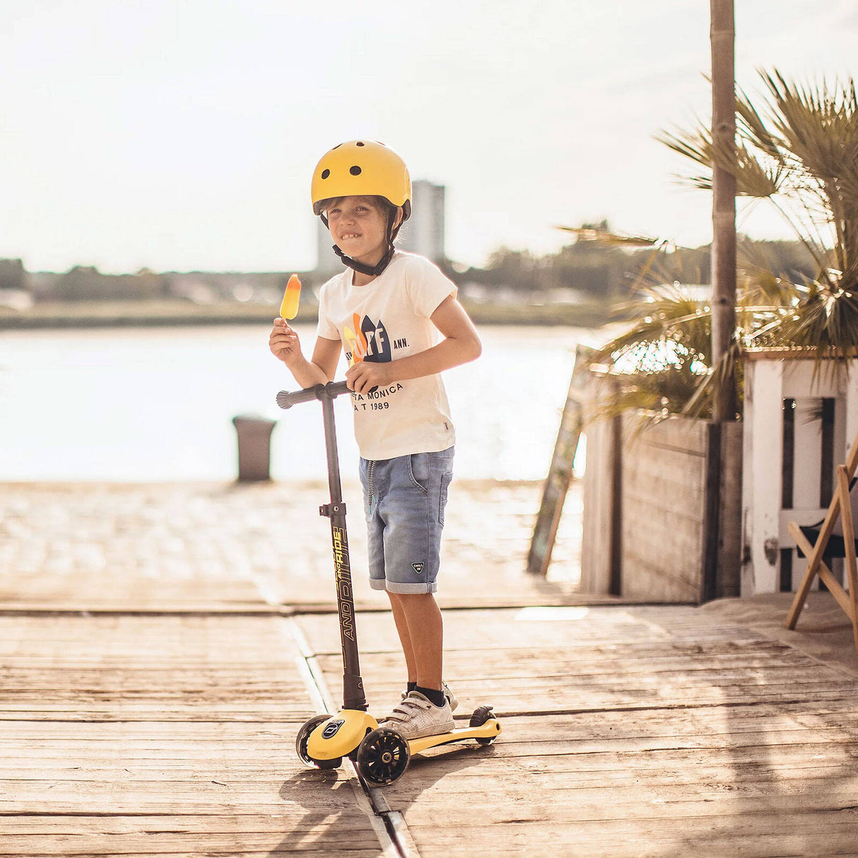 Scoot and Ride Helmet - Lemon