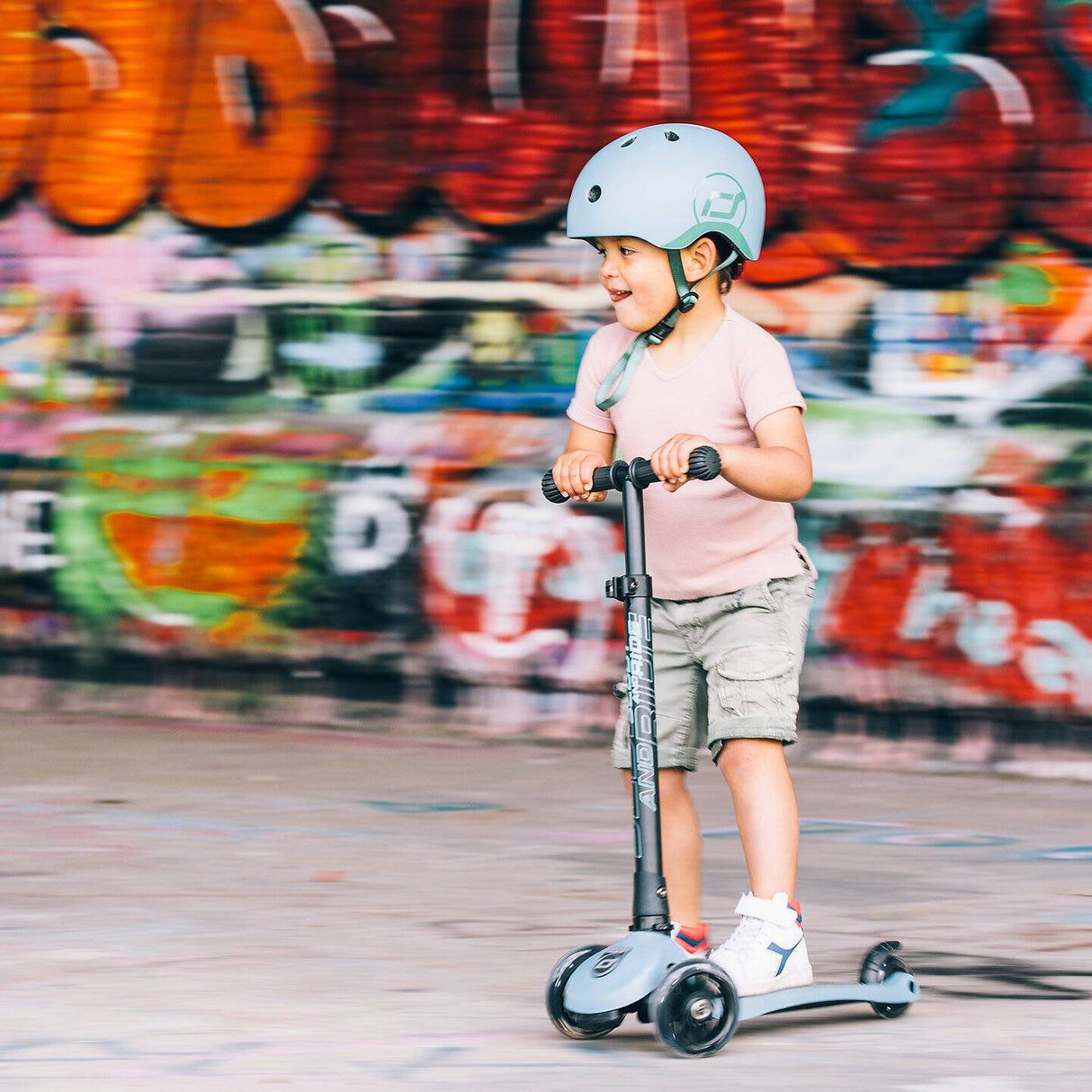Scoot and Ride Helmet - Steel