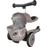 Scoot and Ride Highway Kick 1 Lifestyle Kids Scooter - Brown Lines