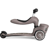 Scoot and Ride Highway Kick 1 Lifestyle Kids Scooter - Brown Lines