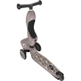 Scoot and Ride Highway Kick 1 Lifestyle Kids Scooter - Brown Lines
