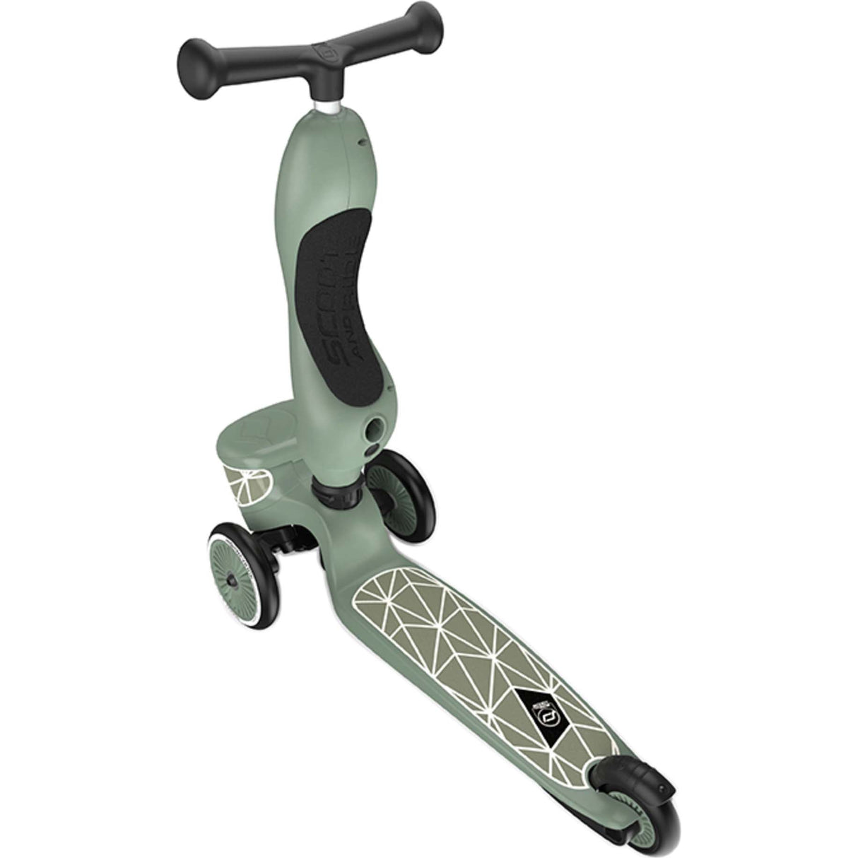 Scoot and Ride Highway Kick 1 Lifestyle Kids Scooter - Green Lines