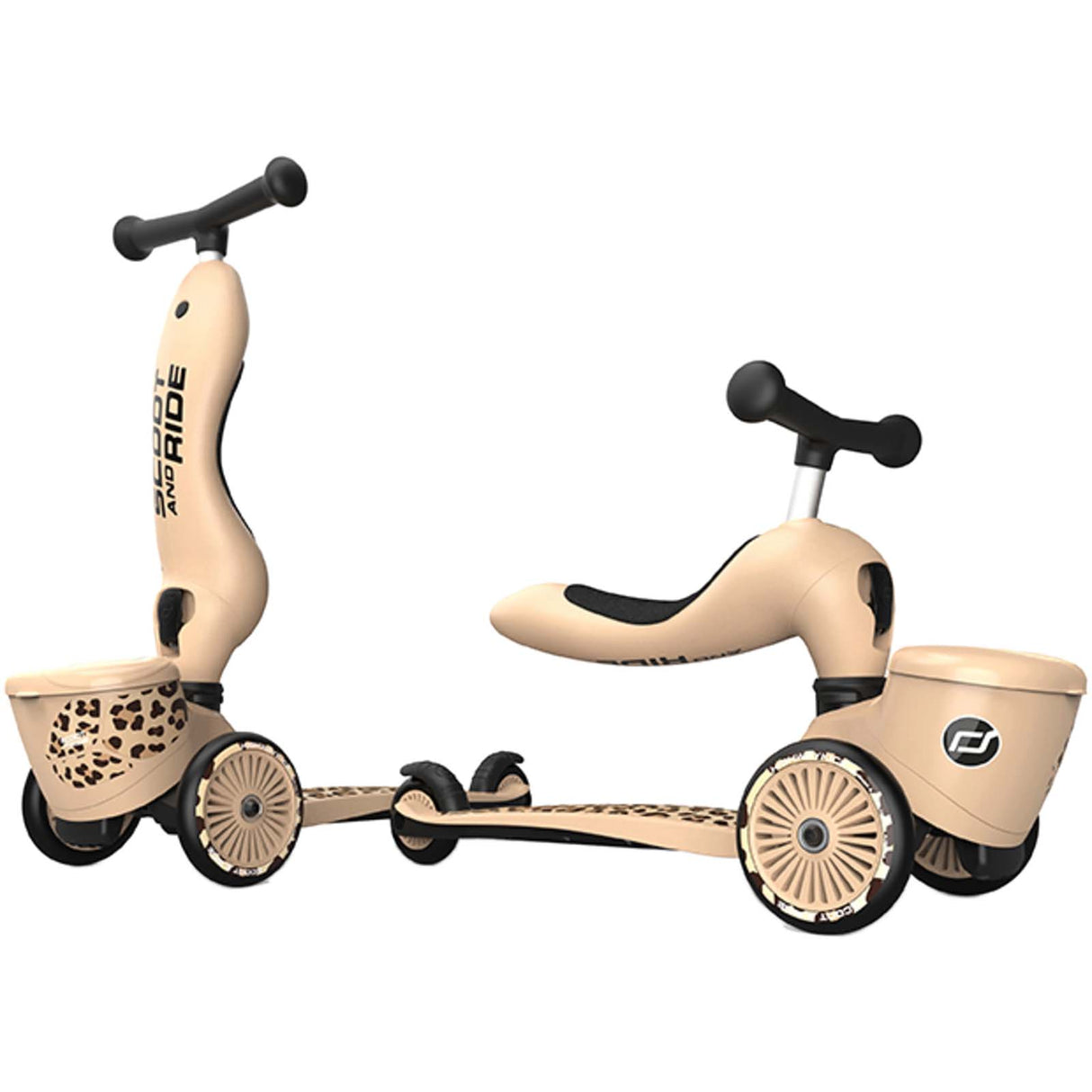 Scoot and Ride Highway Kick 1 Lifestyle  Kid Scooter - Leopard