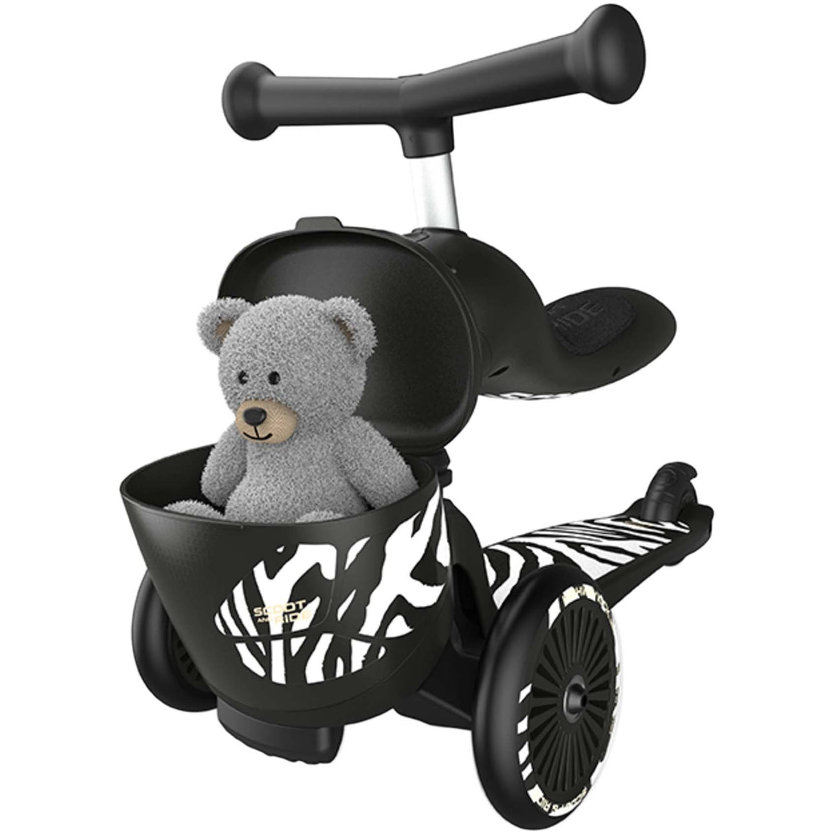 Scoot and Ride Highway Kick 1 Lifestyle Kid Scooter - Zebra