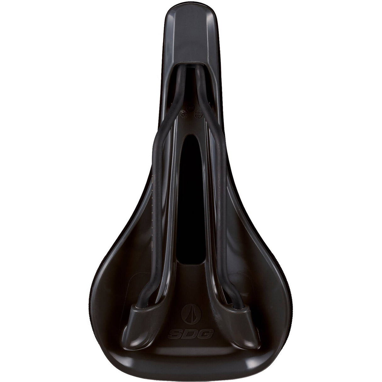 SDG Bel Air 3.0 Lux-Alloy Rail Saddle - Microfibre Black/Black