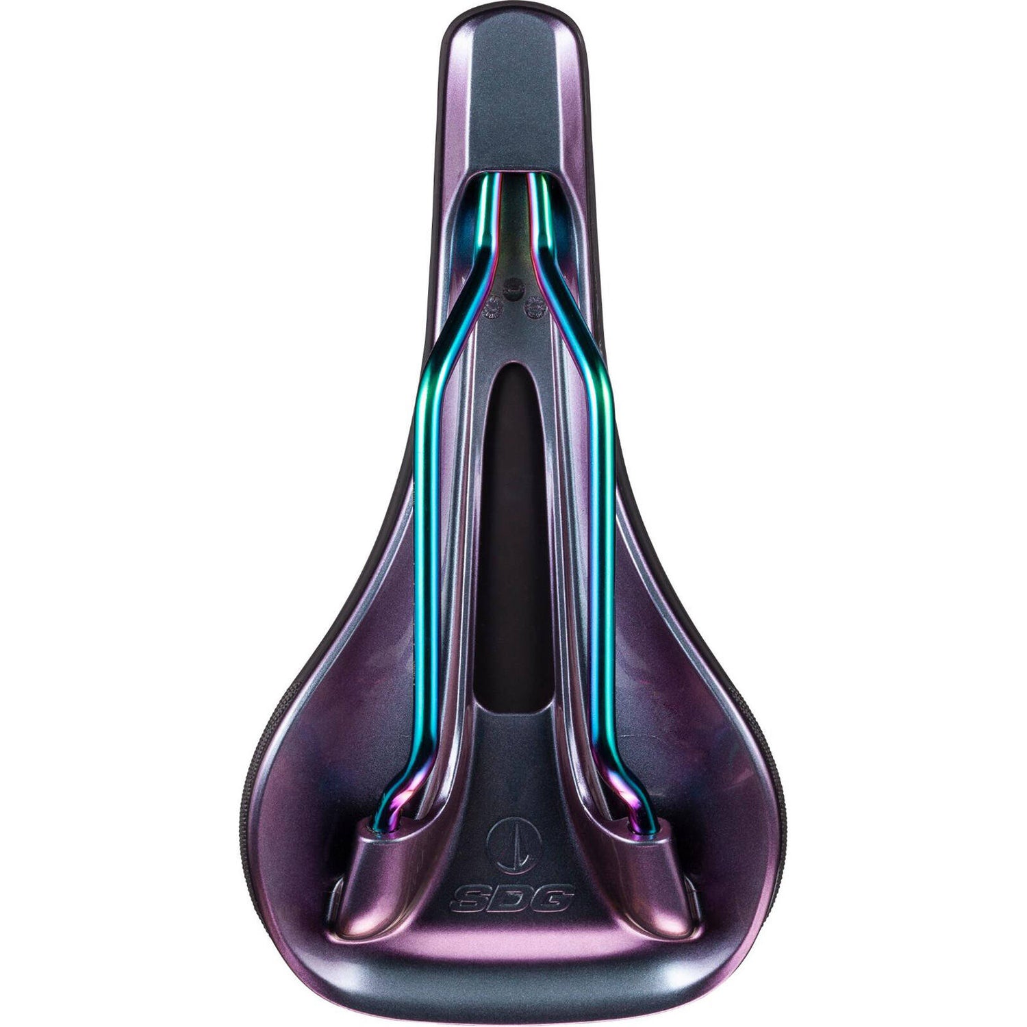 SDG Bel Air 3.0 Lux-Alloy Rail Saddle - Black/Oil Slick