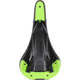 SDG Bel Air Steel Rail Saddle - Black/Green